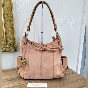 Michael Kors Tan Leather Hobo Shoulder Bag